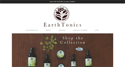 Desktop Screenshot of earthtonicsskincare.com