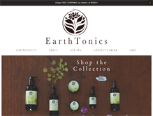 Tablet Screenshot of earthtonicsskincare.com